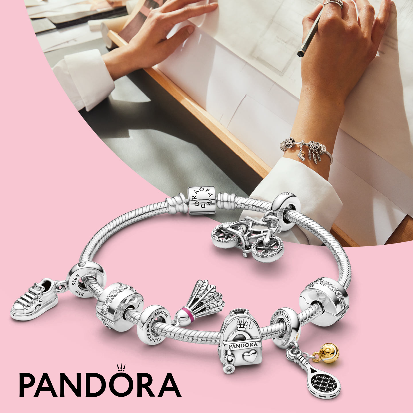 charms sport bracciale Pandora