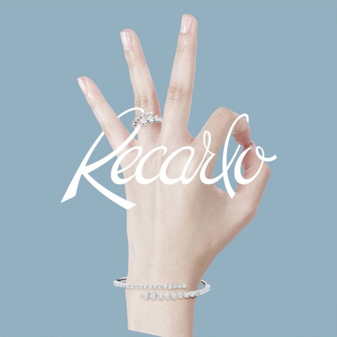 anello e bracciale con cuori Recarlo